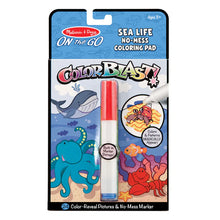 Load image into Gallery viewer, On the Go™ ColorBlast Color Reveal Pad – Sea Life