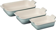 Load image into Gallery viewer, Le Creuset Heritage Set of 3 Rectangular Dishes