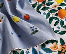 Load image into Gallery viewer, Rifle Paper Co Embroidered Tea Towel - Fruit Stand