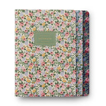 Load image into Gallery viewer, Rifle Paper Co. Assorted Set of 3 Rosa Notebooks