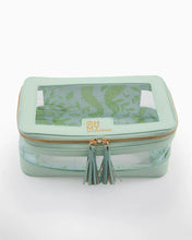 Load image into Gallery viewer, Mint Mahjong Tile Storage Bag | Structured Mahjong Tile Organizer