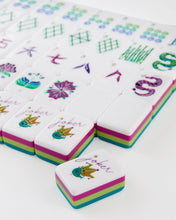 Load image into Gallery viewer, Lagoon American & Chinese Mahjong Tile Set
