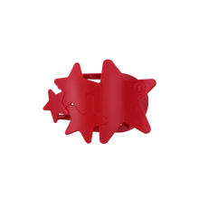 Load image into Gallery viewer, Red Shooting Star Flat Hair Clip