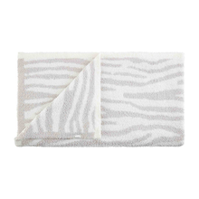 Load image into Gallery viewer, Zebra Chenille Blanket Grey