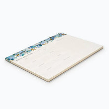 Load image into Gallery viewer, Rifle Paper Co. Blue Garden Party Meal Planner | Grocery List Notepad
