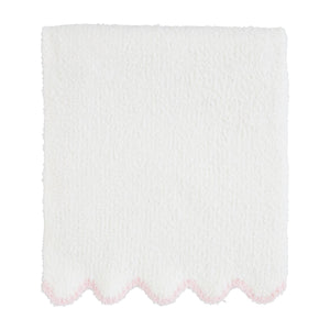 Pink Edge Scallop Blanket