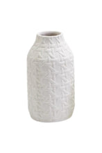 Load image into Gallery viewer, Embossed Cane Webbing Vase (3 Sizes)
