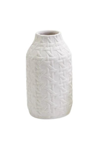 Embossed Cane Webbing Vase (3 Sizes)