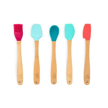 Load image into Gallery viewer, Bamboo &amp; Silicone Mini Utensil
