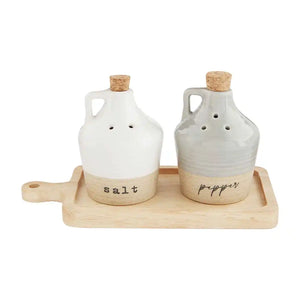 Stoneware Jug Salt and Pepper Set