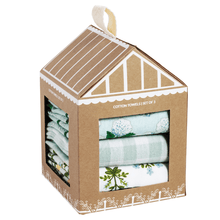 Load image into Gallery viewer, Blue Greenhouse Tea Towel Set
