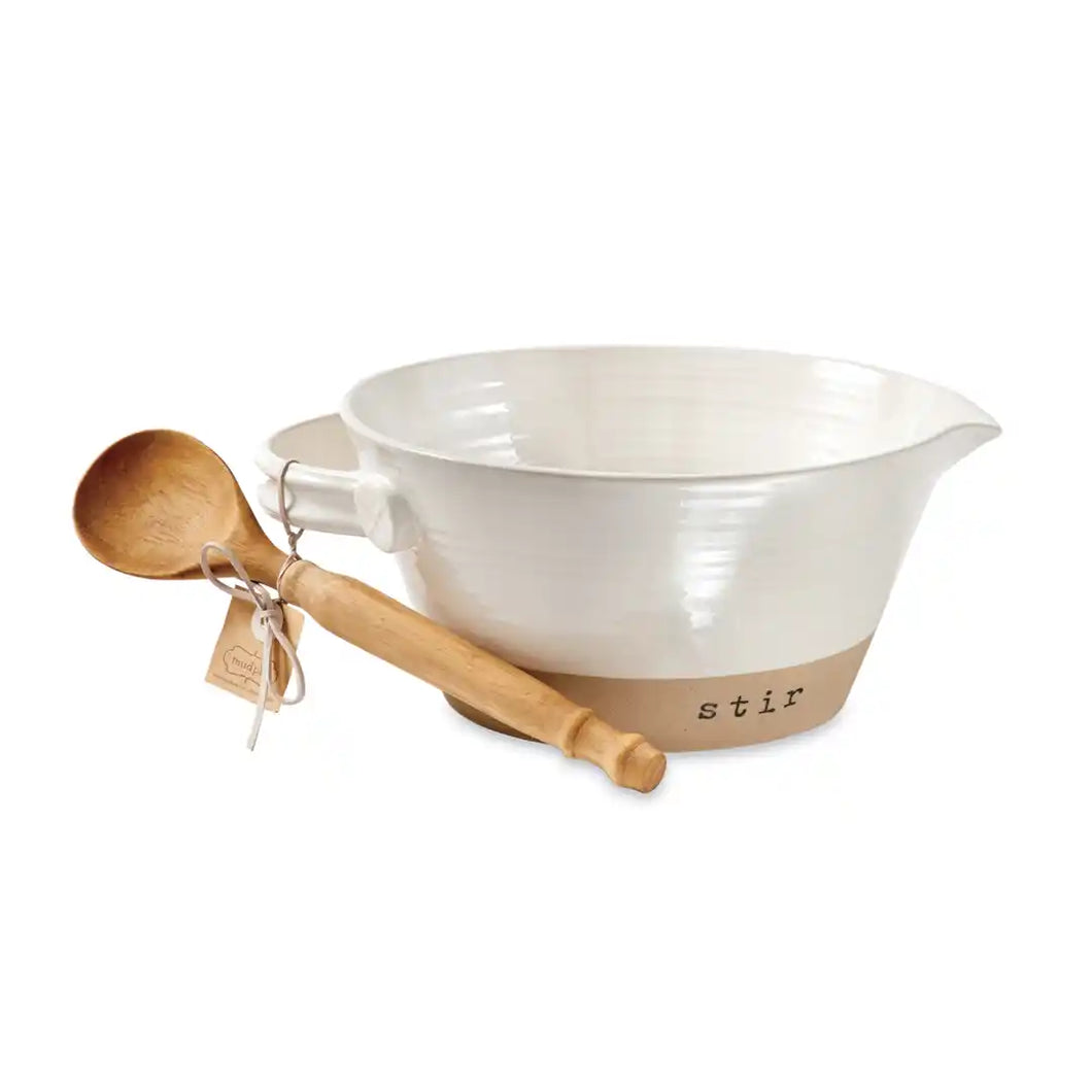 Stoneware Mixing Bowl Set