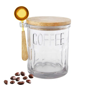 Coffee Glass Canister Set