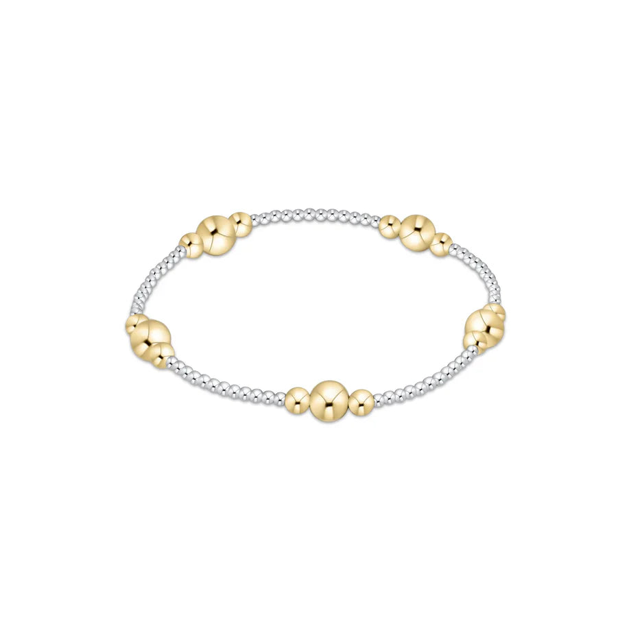 Purpose Gold 6mm Bead Bracelet - Mixed Metal
