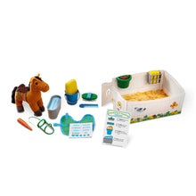 Load image into Gallery viewer, Feed &amp; Groom Horse Care Play Set
