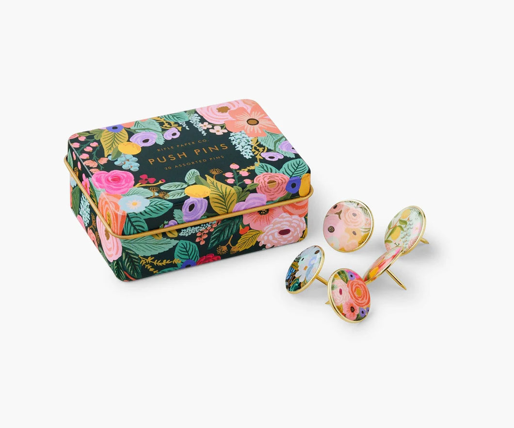 Garden Party Push Pin Set – Plantation Place Fine Gifts & Embroidery