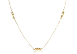 17" Choker Joy Simplicity Chain Gold - 3mm Gold