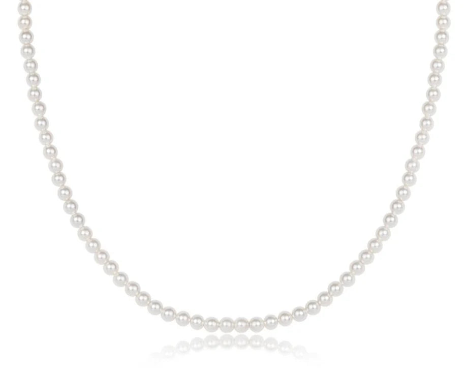 choker classic pearl 3mm bead