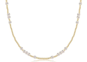 17" Choker Hope Unwritten - 3mm Pearl