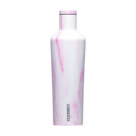 Pink Marble Canteen 16oz