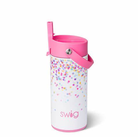 Confetti Flip + Sip Slim Tumbler