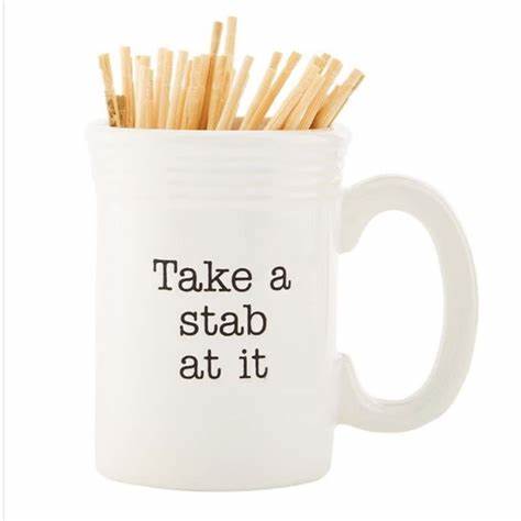 Take a Stab At It Toothpick Holder