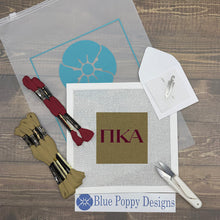 Load image into Gallery viewer, Pi Kappa Alpha 4x4 Needlepoint Kit

