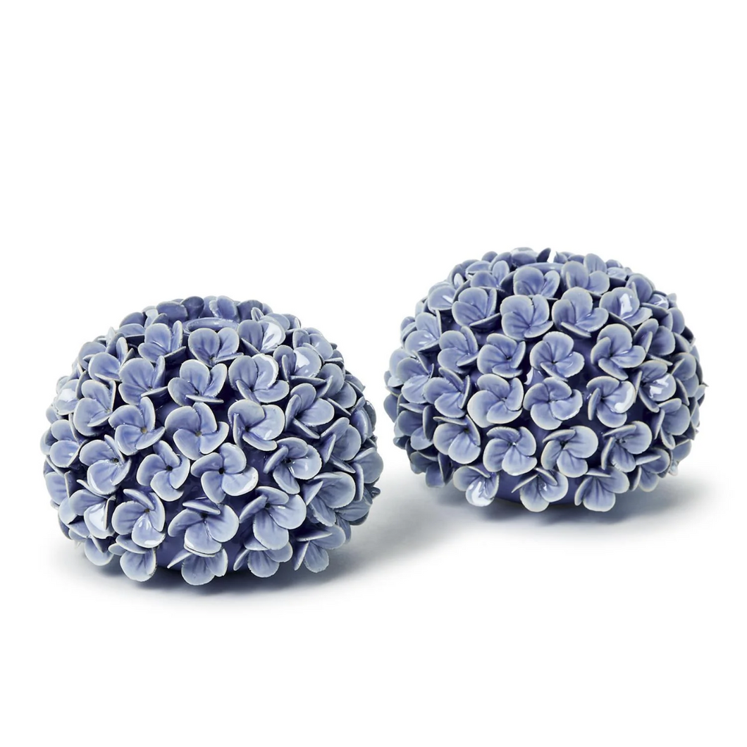 hydrangea flower bud vase/taper candle