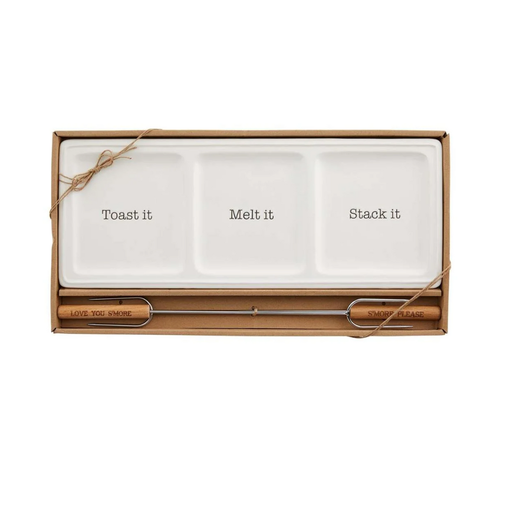 S'more Tray and Skewer Set