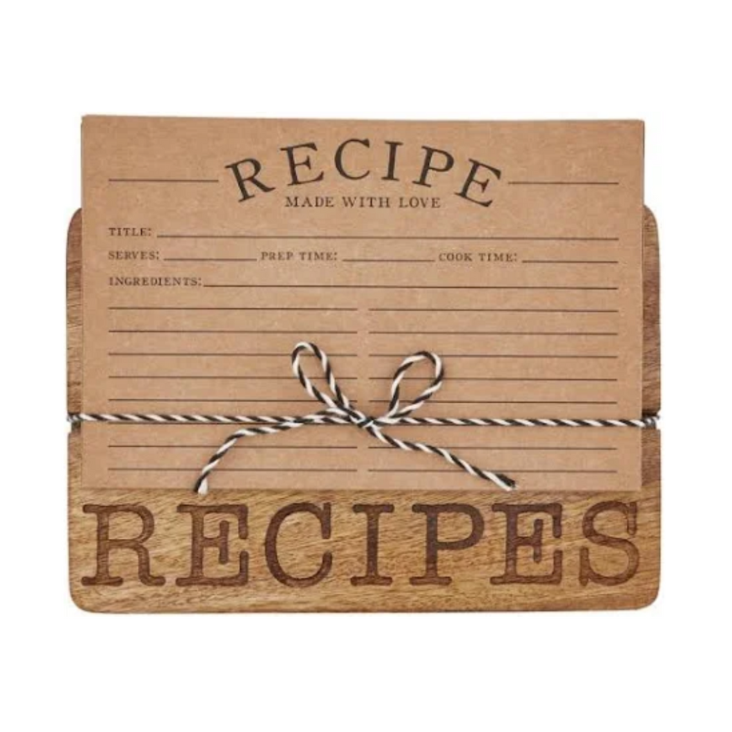 Recipe Wood Board Holder