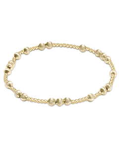 Hope Unwritten Gold Dignity 4mm Bead Bracelet