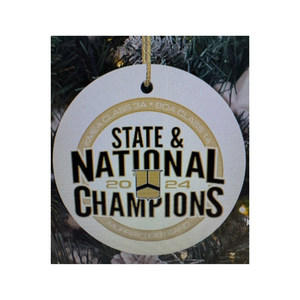 Murray Tiger Band Ceramic Double-sided Ornament