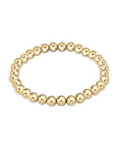 Classic Gold 6mm Bead Bracelet