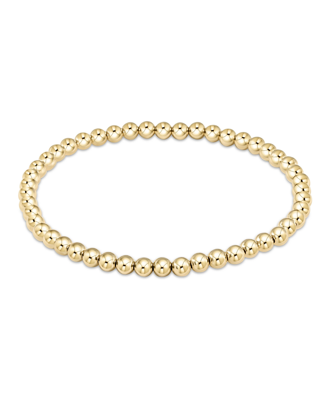 Classic Gold 4mm Bead Bracelet