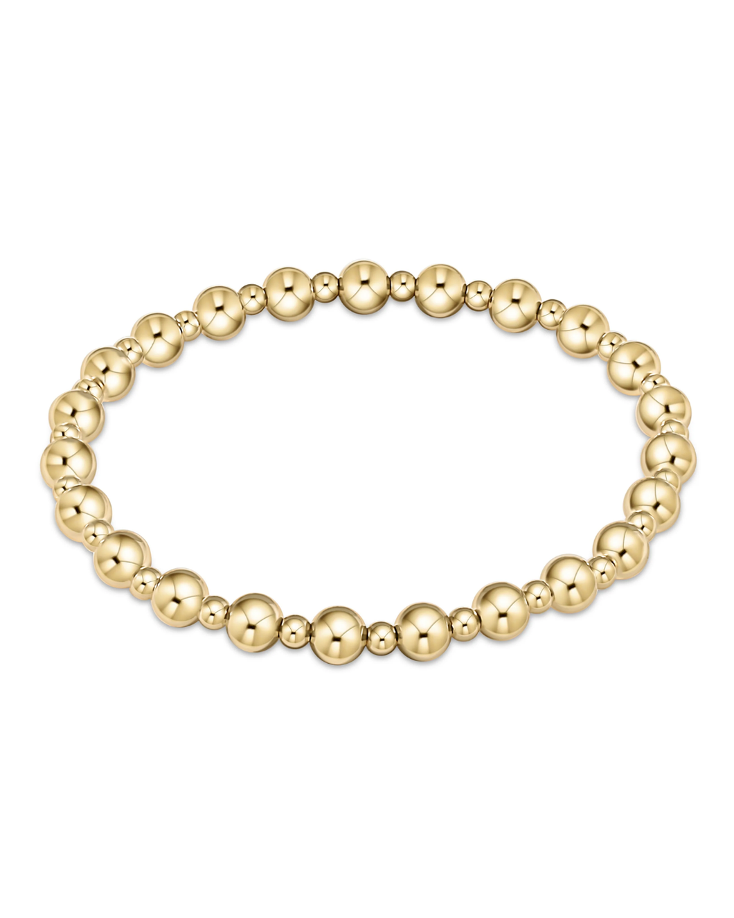 Classic Gold Grateful 5mm Bead Bracelet