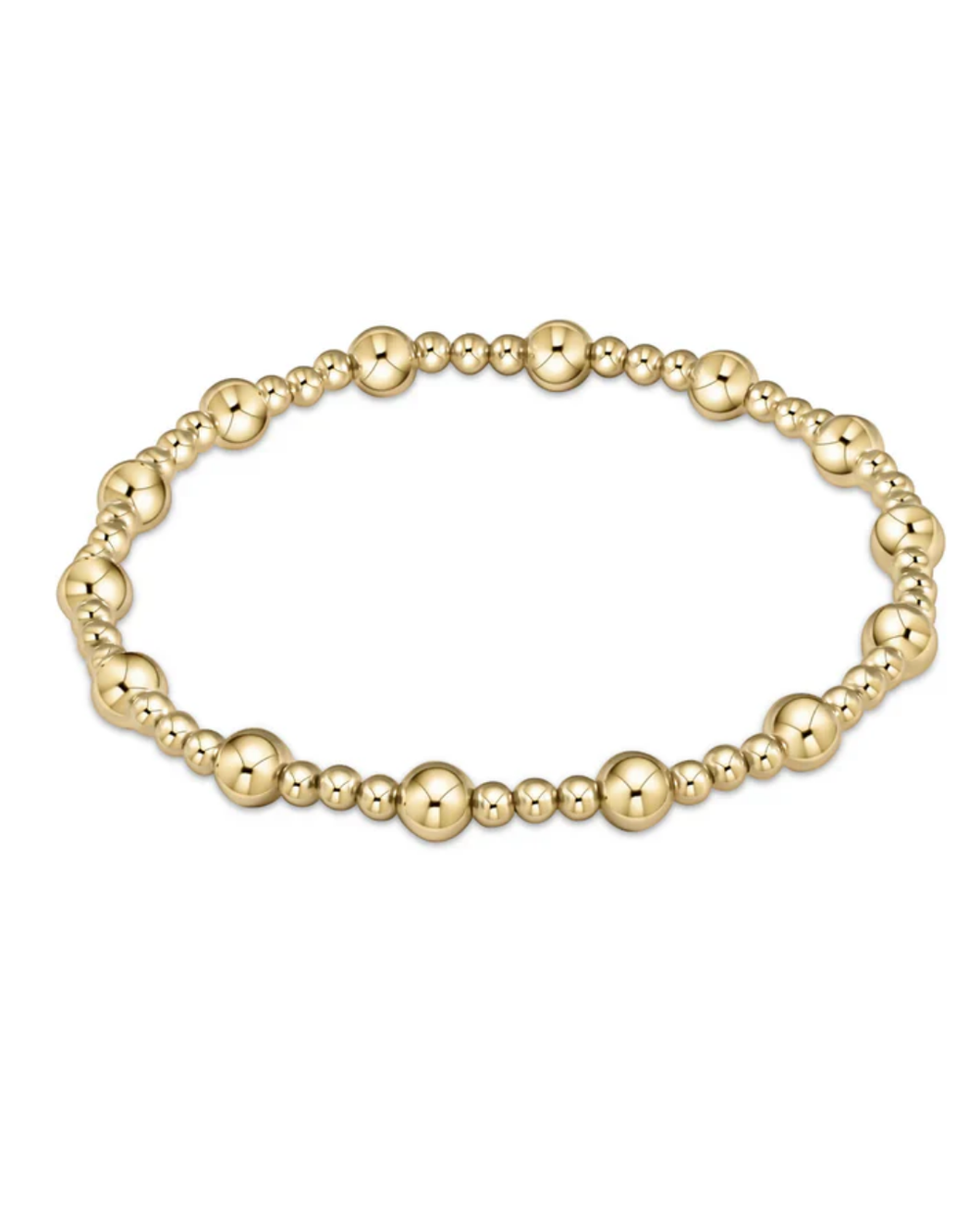 Classic Gold Sincerity 5mm Bead Bracelet