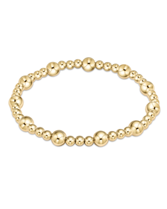Classic Gold Sincerity 6mm Bead Bracelet