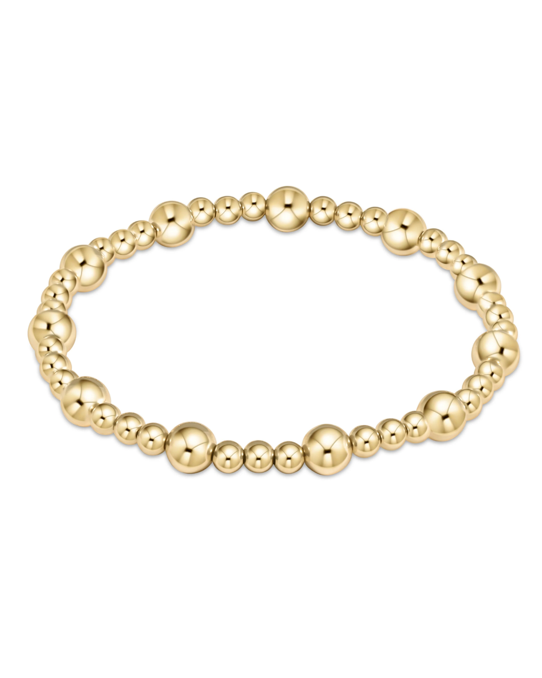 Classic Gold Sincerity 6mm Bead Bracelet