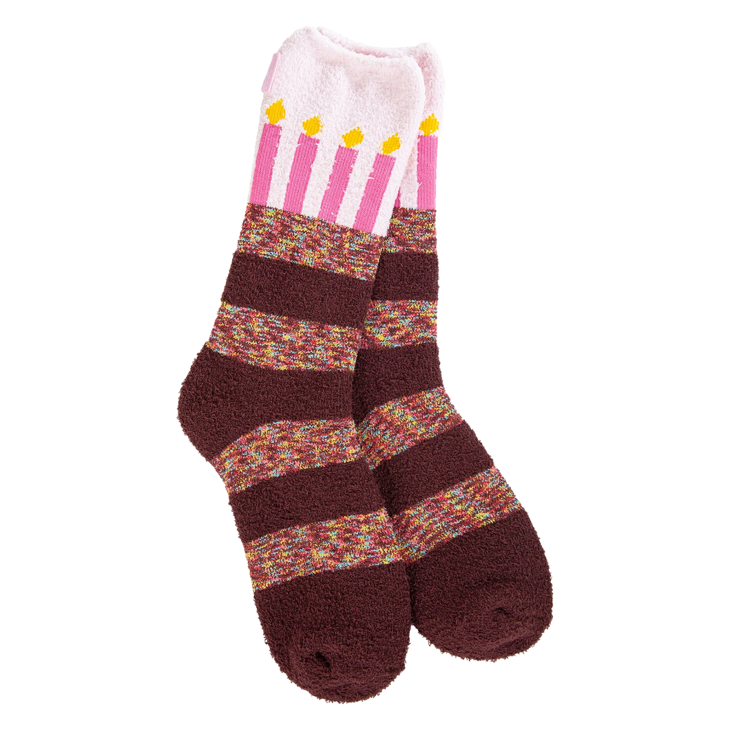 Birthday Cake World's Softest Socks