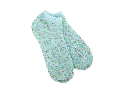 Aqua Blue Confetti World's Softest Socks