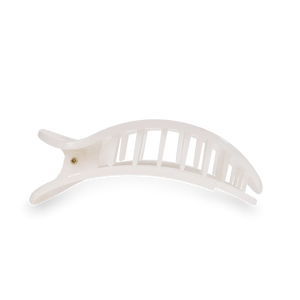 Teleties Flat Hair Clip - Coconut White