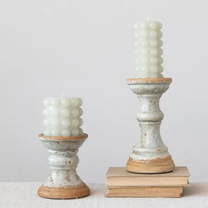 Stoneware Candle Holder