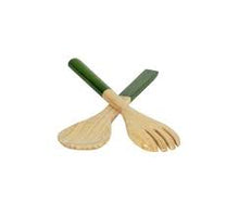 Load image into Gallery viewer, Small Bamboo Salad Server
