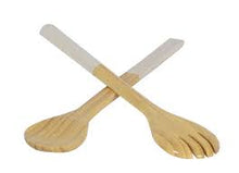 Load image into Gallery viewer, Small Bamboo Salad Server
