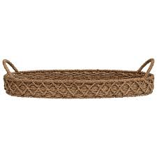 Large Oval Seagrass Basket