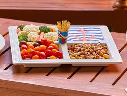 Square Melamine Divided Server