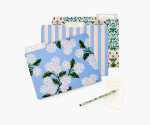 Hydrangea File Folder Set