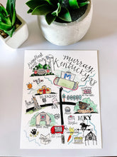 Load image into Gallery viewer, Murray KY Print 8x10
