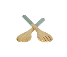 Load image into Gallery viewer, Bamboo Large Salad Server Set
