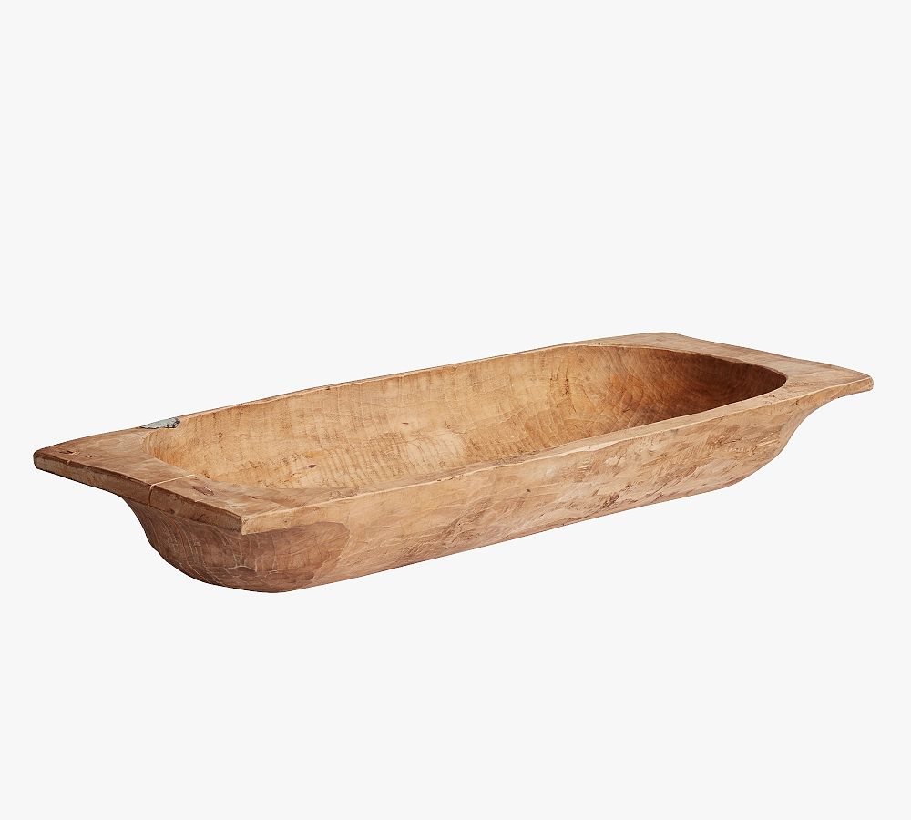Wood Dough Bowl Large